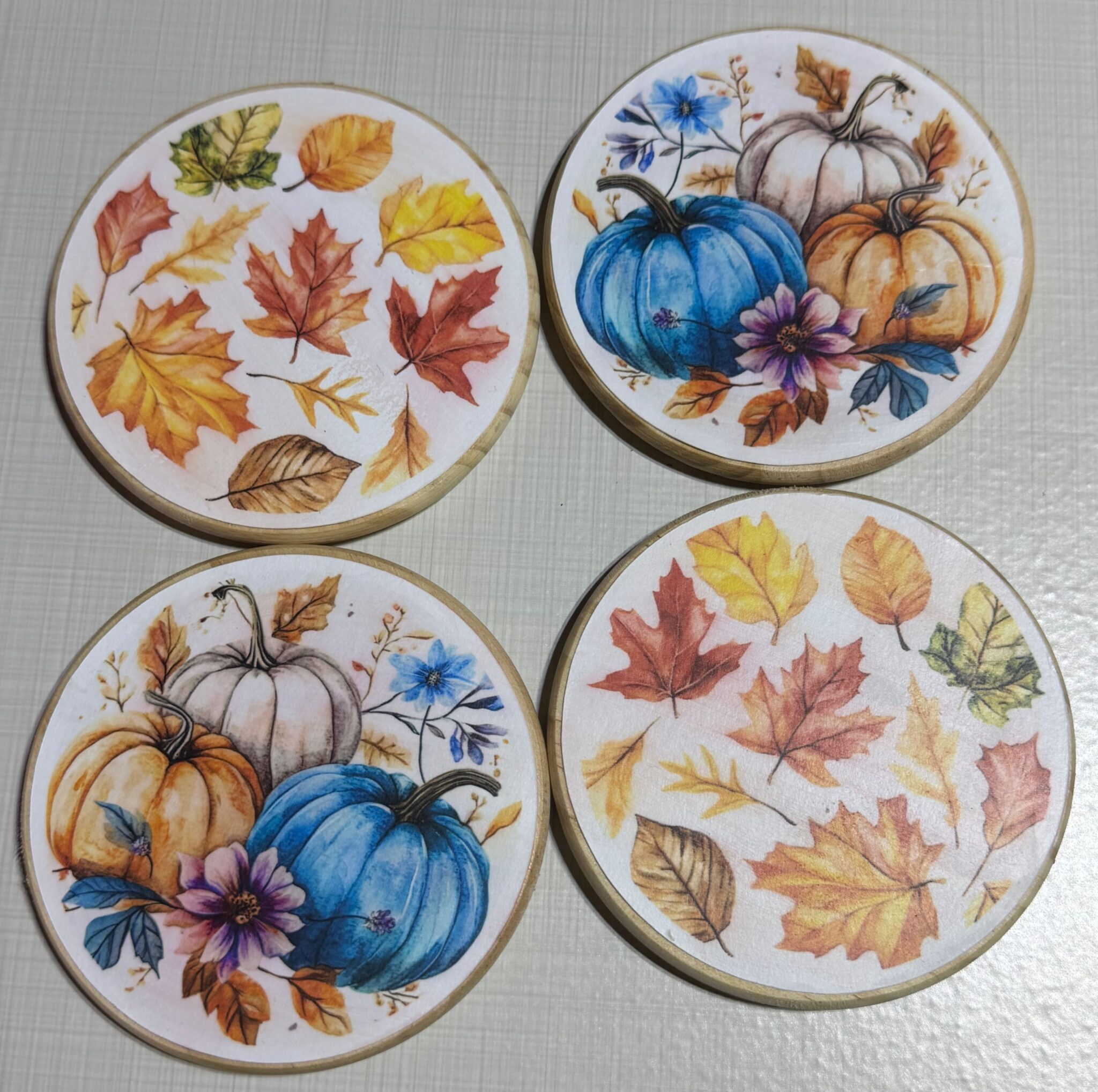 Collection of Autumnal Coasters