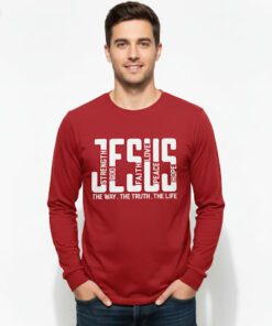 "JESUS: The Way, The Truth, The Life" Long Sleeve Tee